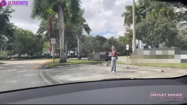 Hayley Davies Gets Creampied in Tesla Car