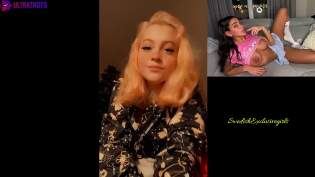 Swedish Girl Gamer Amadani Flash her massive tits