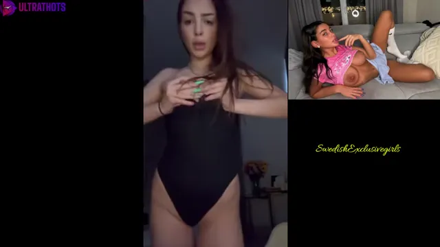 Swedish Babe Paulina Swe finger her tight asshole & Pussy