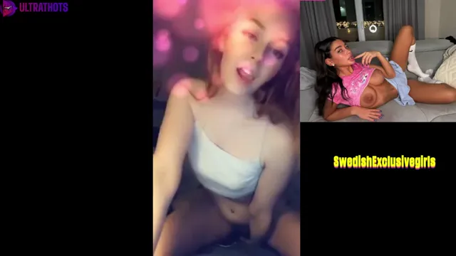 Swedish Babe Angelica riding dildo