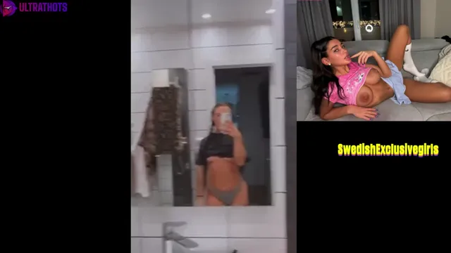 Swedish Babe Mimmi Olsson Showing her fat ass