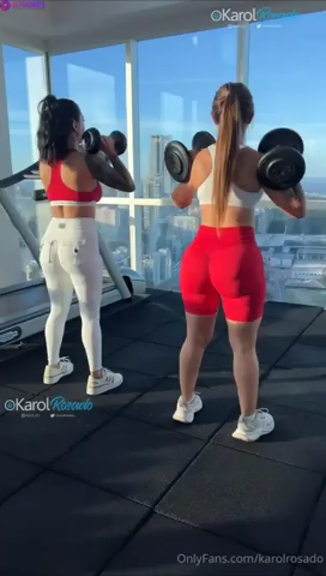 Karol Rosado – Gym Sluts Seducing Trainer For Threesome