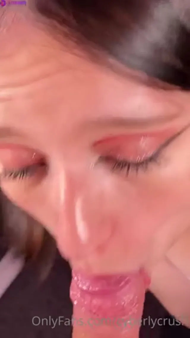 Cyberlycrush Swallows Cumshot After Blowjob POV