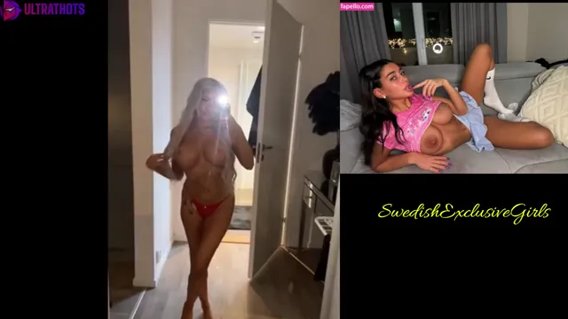 Norwegian Babe Iselin Michelsen  Playing With Herself In The Mirror