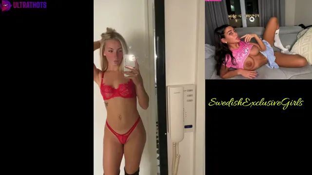 Danish Babe Vanessa Johansen teasing with her hot body