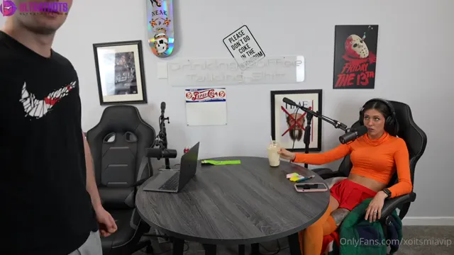 Finnish Girl Mia Sins Fucked on Live Podcast