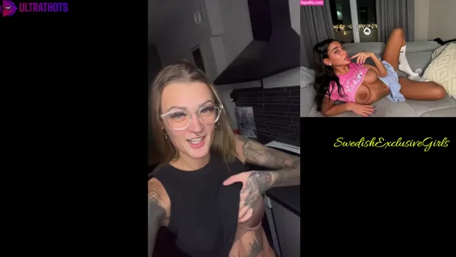 Swedish Tattooed Youtuber Shows Her Hot Body Tease