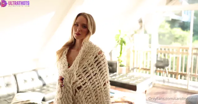 Caroline Zalog Teasing Perfect Naked Body