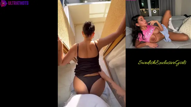 Swedish Beautiful Babe Elin Swede Loves Getting Fucked Doggy On Balcony