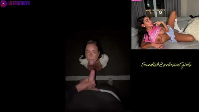 Swedish Beautiful Babe Elin Swede Public Facial At Night