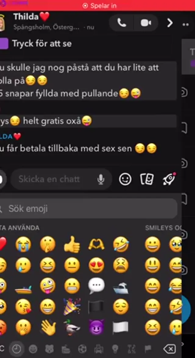 Swedish Thilda fucking herself