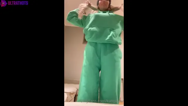 Swedish KattPaow Flashing Her Big Tits