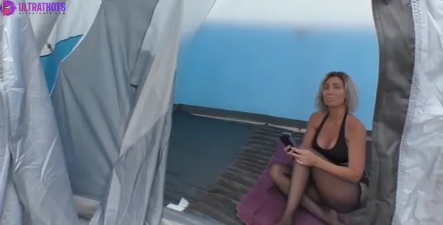 Cristina Cielo anal tent fuck