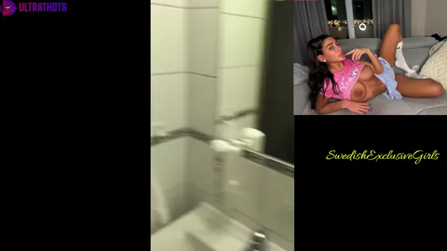 Swedish Blonde Wife Getting Fisted Hard Infront Of Mirror