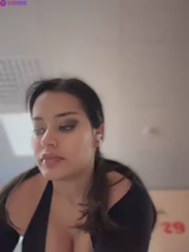 Swedish Camgirl MissBellNoire Full LiveStream Part 20 Locker Room Pussy Tease