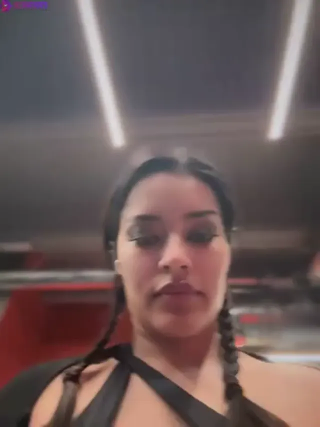 Swedish Camgirl MissBellNoire Full LiveStream Part 21 Gym Workout