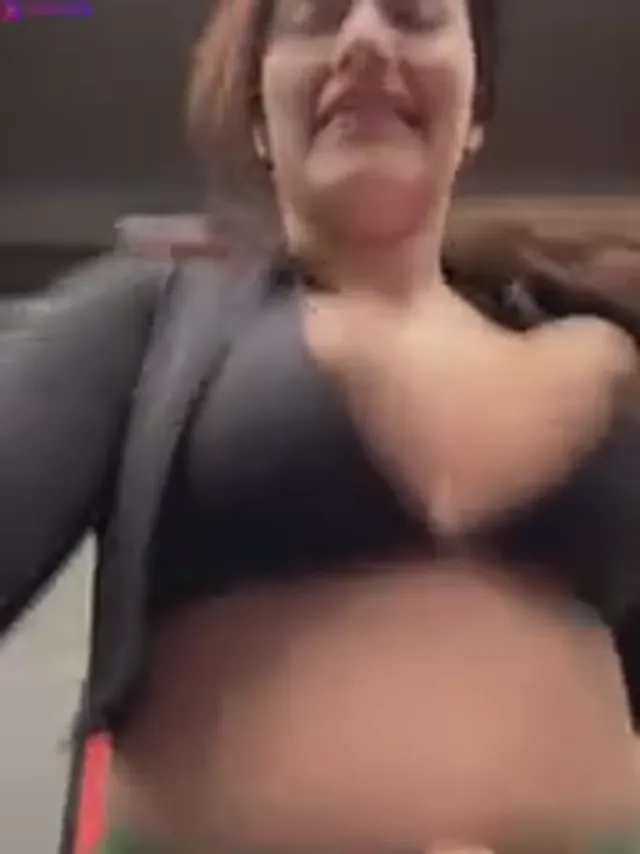 Swedish Camgirl MissBellNoire Part 37 Running With Her Big Tits Bouncing At The Gym