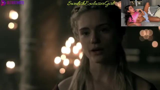 Swedish Babe Alice Agneson Naked Scenes In Vikings