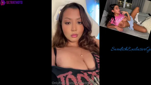 Swedish Babe ScandiDreamGirl Cara Fingers Her Tight Little Pussy