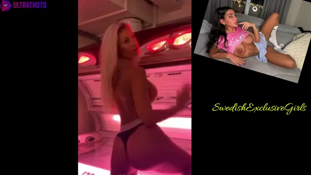Norwegian Babe Scandidoll/MissReca Sexy Tease In Solarium