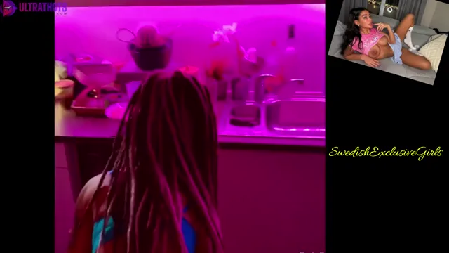 Norwegian Rasta Girl  QueenSkyDive Blowjob & Horny Sex