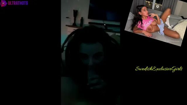 Norwegian Rasta Girl QueenSkyDive Blowjob In The Dark