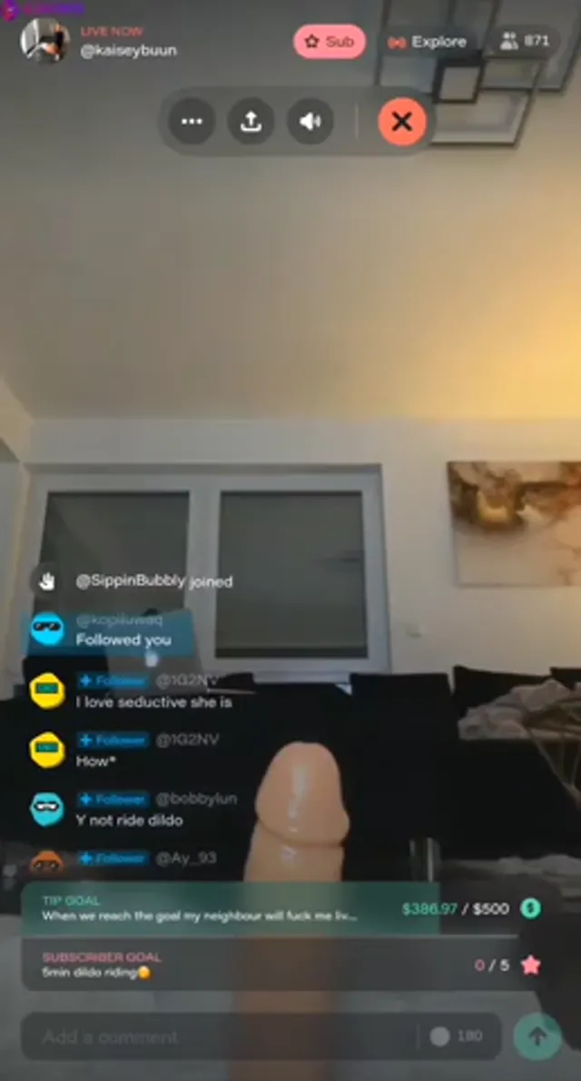 Kaiseybuun Fucking Real Neighbor on Live