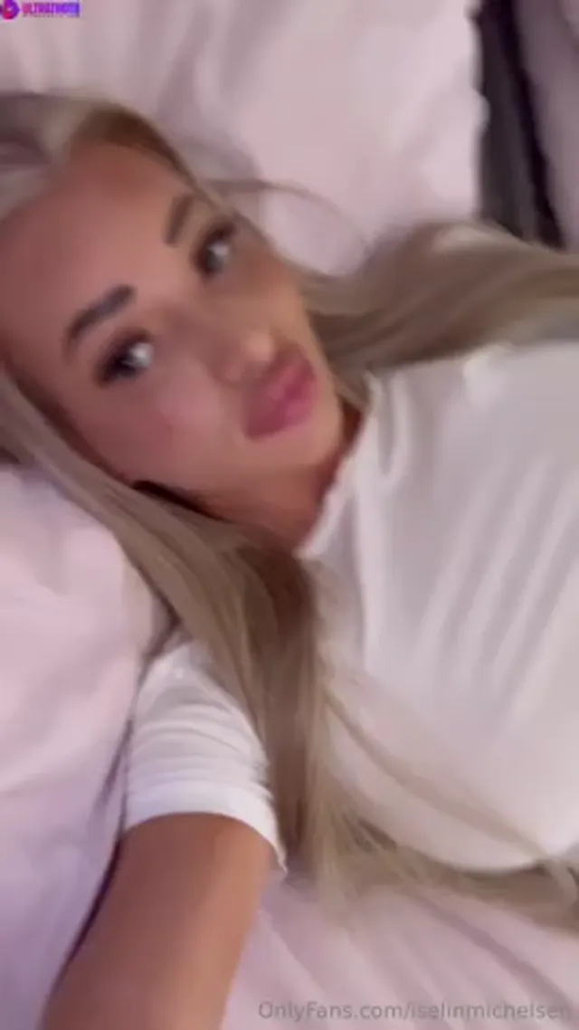 Norwegian Babe Iselin Michelsen Masturbates Her Tight Horny Pussy From Behind