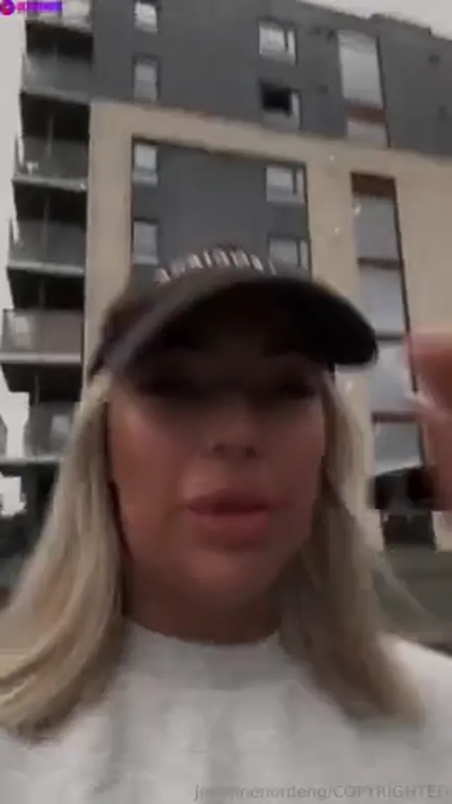 Johanne Nordeng Riding Dildo in Public Changing Room