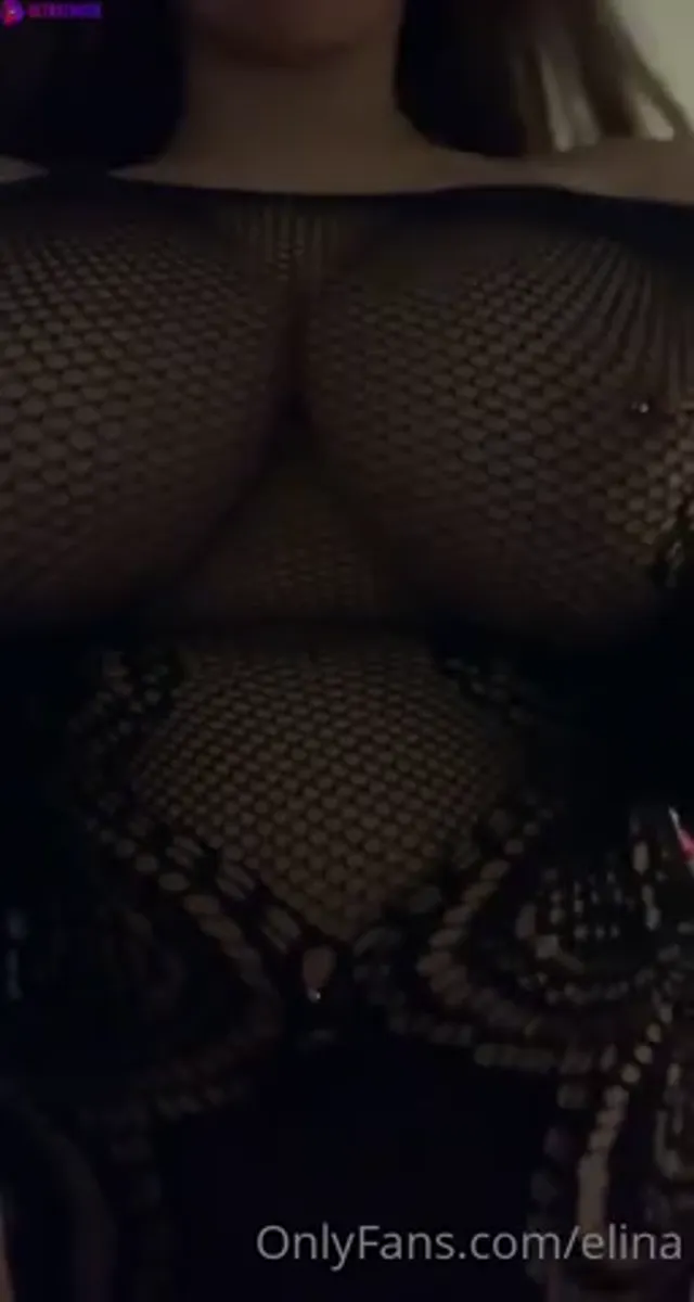 SwedishGirlElina Sexy Big Pierced Tits SeeThrough Fishnet Outfit