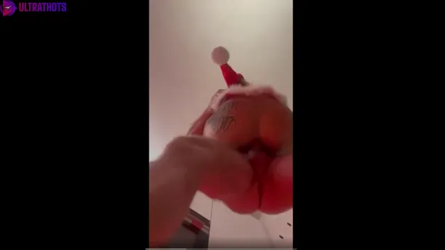 Danish Lemon Lux Rides Big DIck With Sexy Santa Outfit