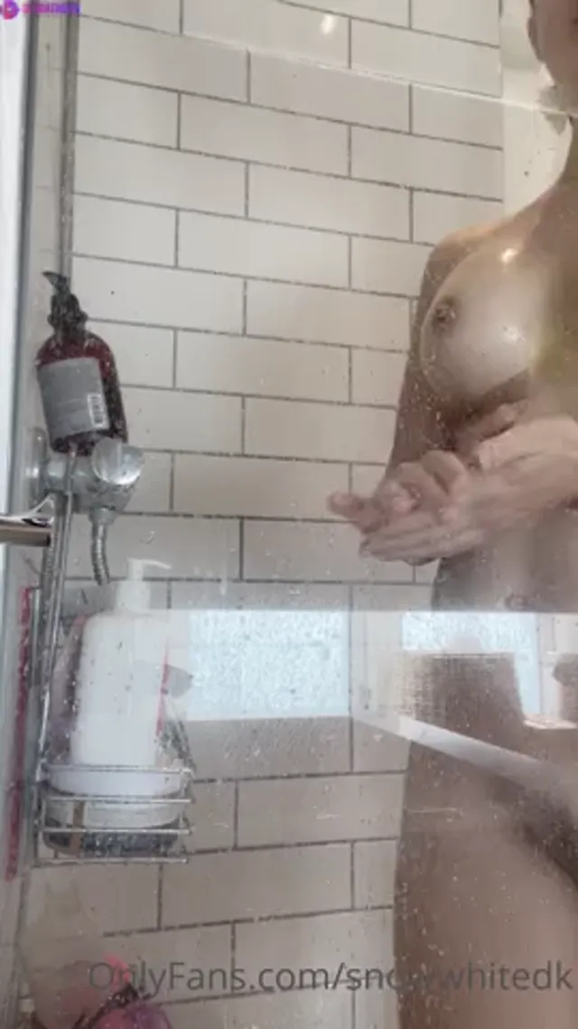 Danish Babe SnowWhite Taking A Hot Naked Shower