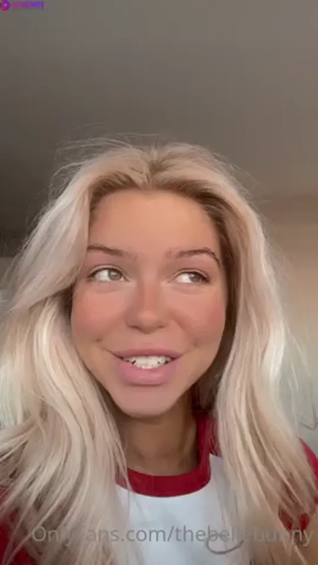 Norwegian Babe TheBelleBunny Bouncing Her Big Sexy Titties