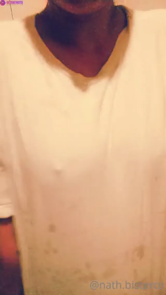 Nath Bisterco Kinky Wet Shirt Teasing In The Shower