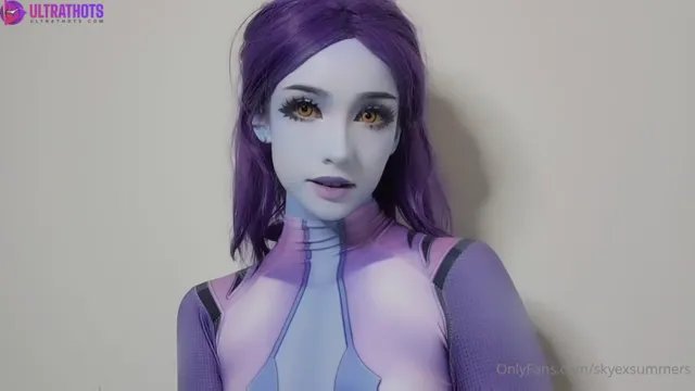 SkyexSummers Cosplay Blowjob And Doggystyle Fuck In Stockings