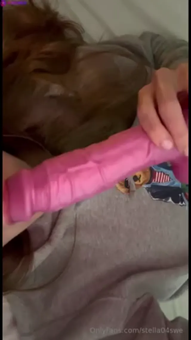 Swedish stella sucking dildo