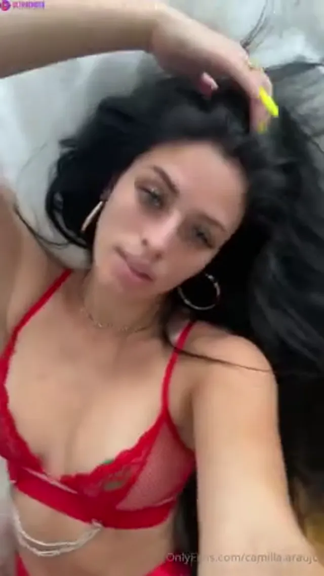 Camilla Araujo Bending Over And Playing With Ass in Bedroom