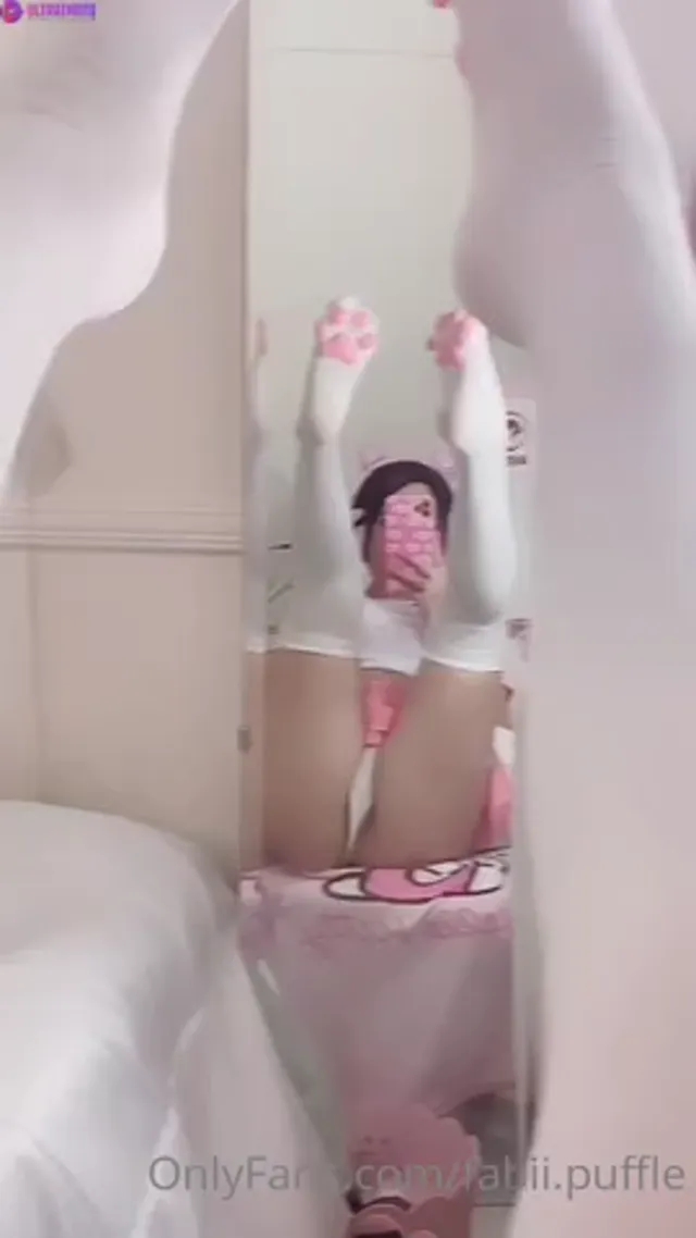 Fabii Puffle Kinky Cosplay In The Mirror