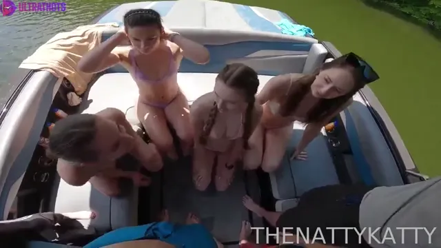 BigBootyBailey Orgy On Boat Creampie Cum Kissing