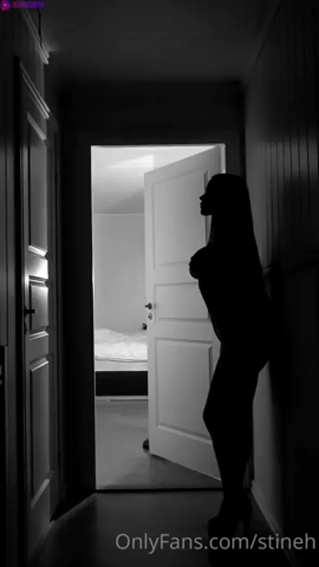 Norwegian Babe Stineh Naked In The Dark