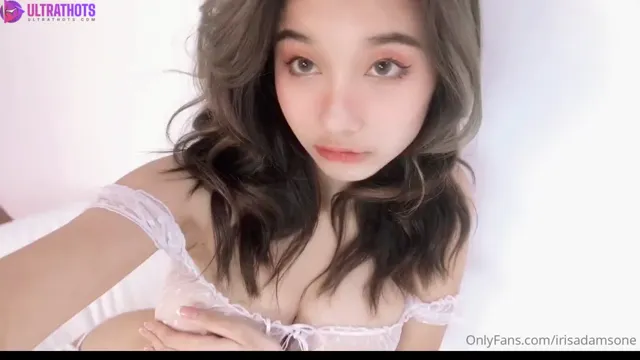 Irisadamsone Teasing In Transparent Dress With Face Close Up