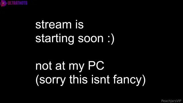 PeachJars – Horny Livestream From 25th March