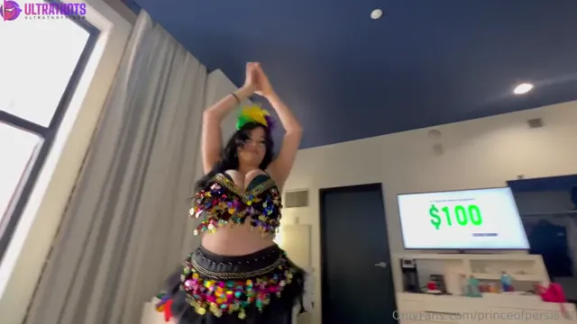 Mona Azar Belly Dance With Blowjob POV