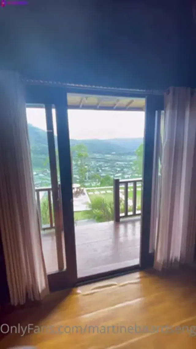 Norwegian Babe Martine Barardseng Doggy Fucked With Great View