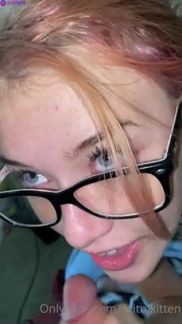 BritniKitten Blowjob In Glasses POV