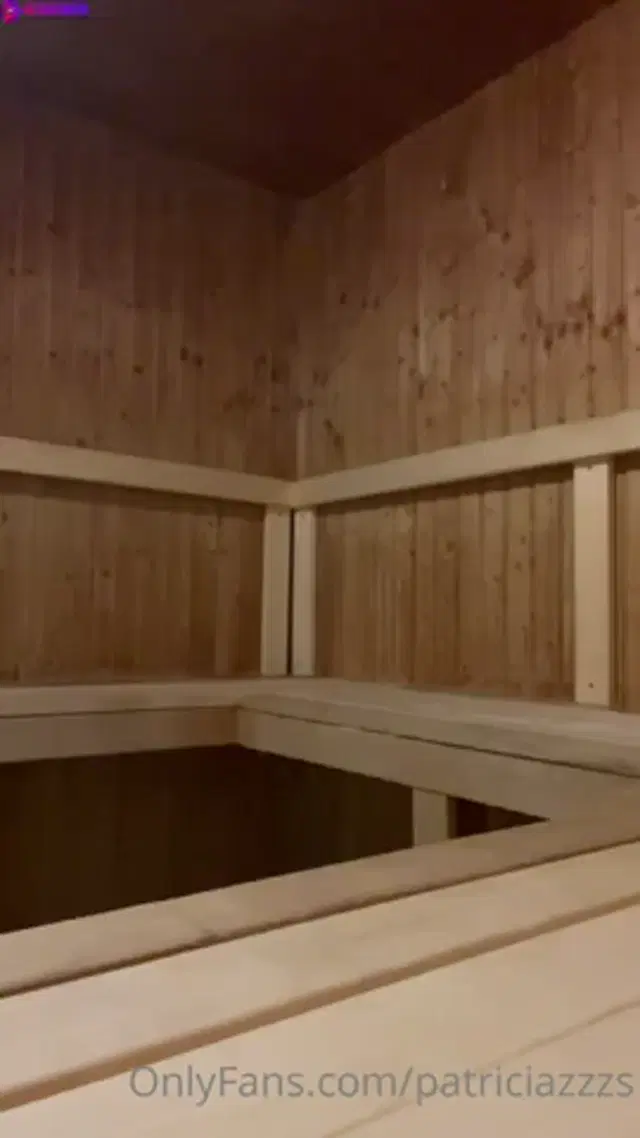 Swedish Babe Patricia Hot Naked Sauna
