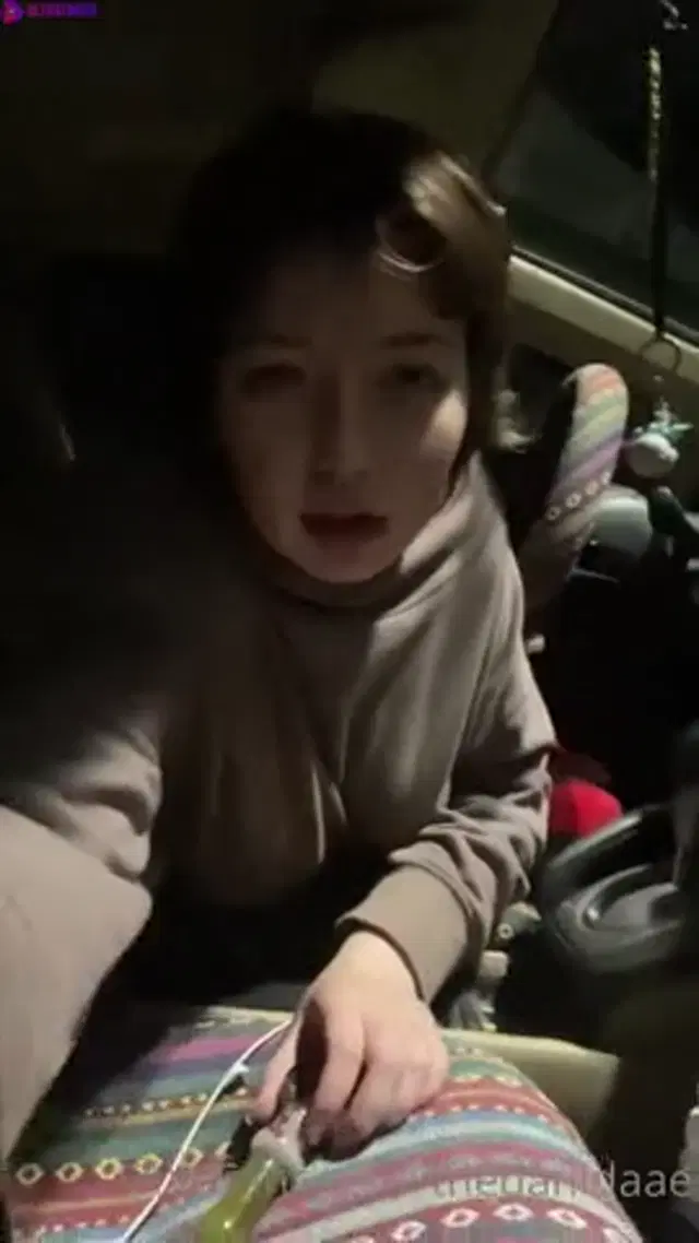 Dani Daae Risky Late Night Play In The Car