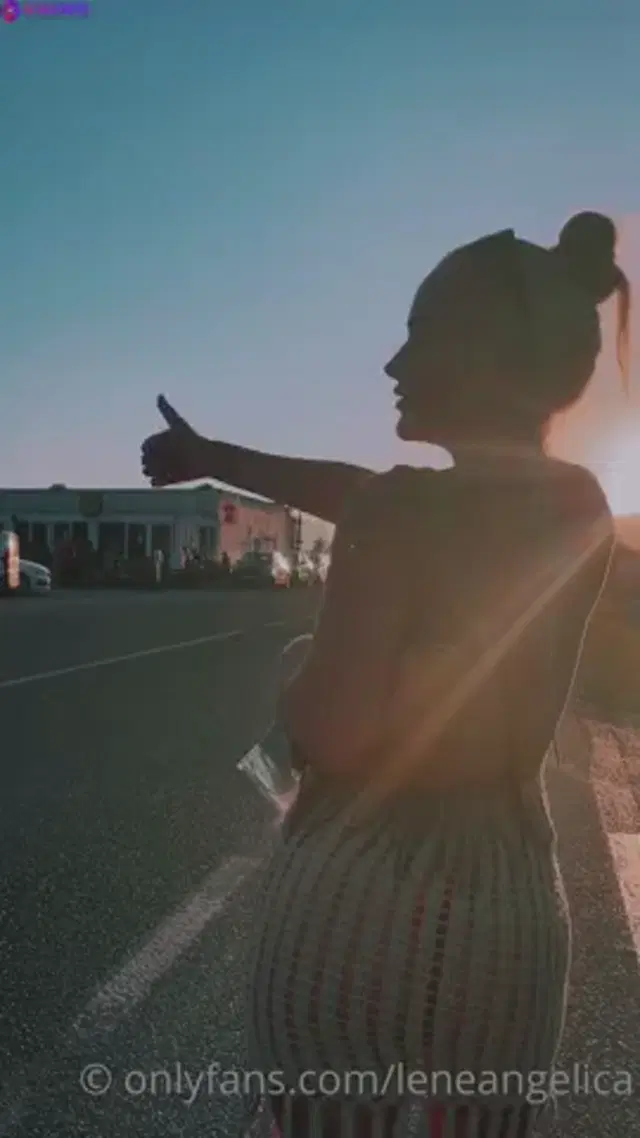 Lene angelica naked in public