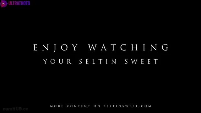 Selti Sucking And Fucking Dildo in Sexy Blue Dress