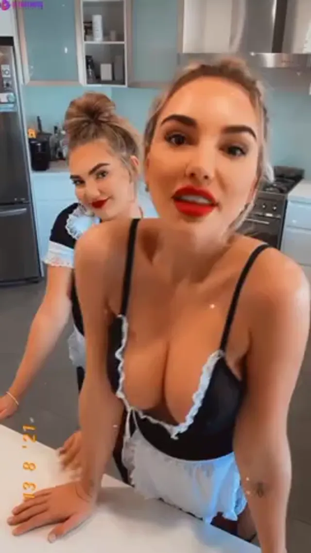 Shania Perrett Lesbian Oiled Maids Of The House